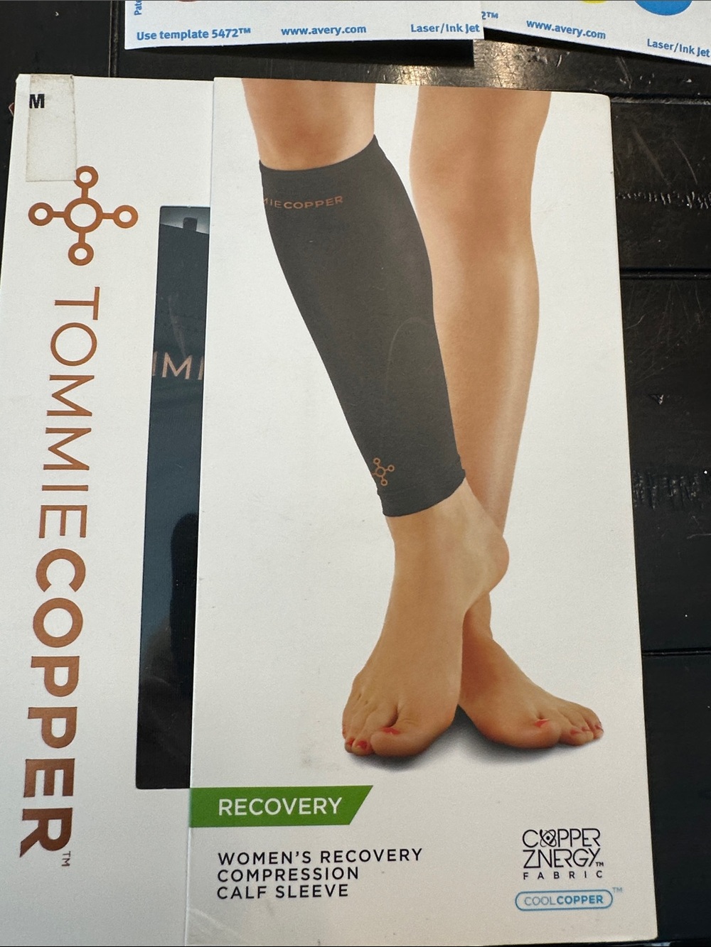 TommieCopper Women's Recovery Compression Calf Sleeve - Black